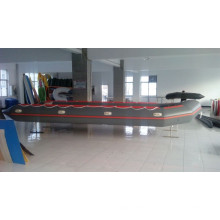 1.2mm PVC Aluminium Floor Inflatable Boat for Rescue